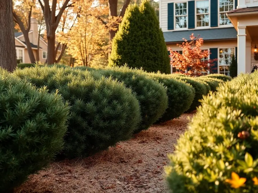 Fall cleanup and pine straw reset